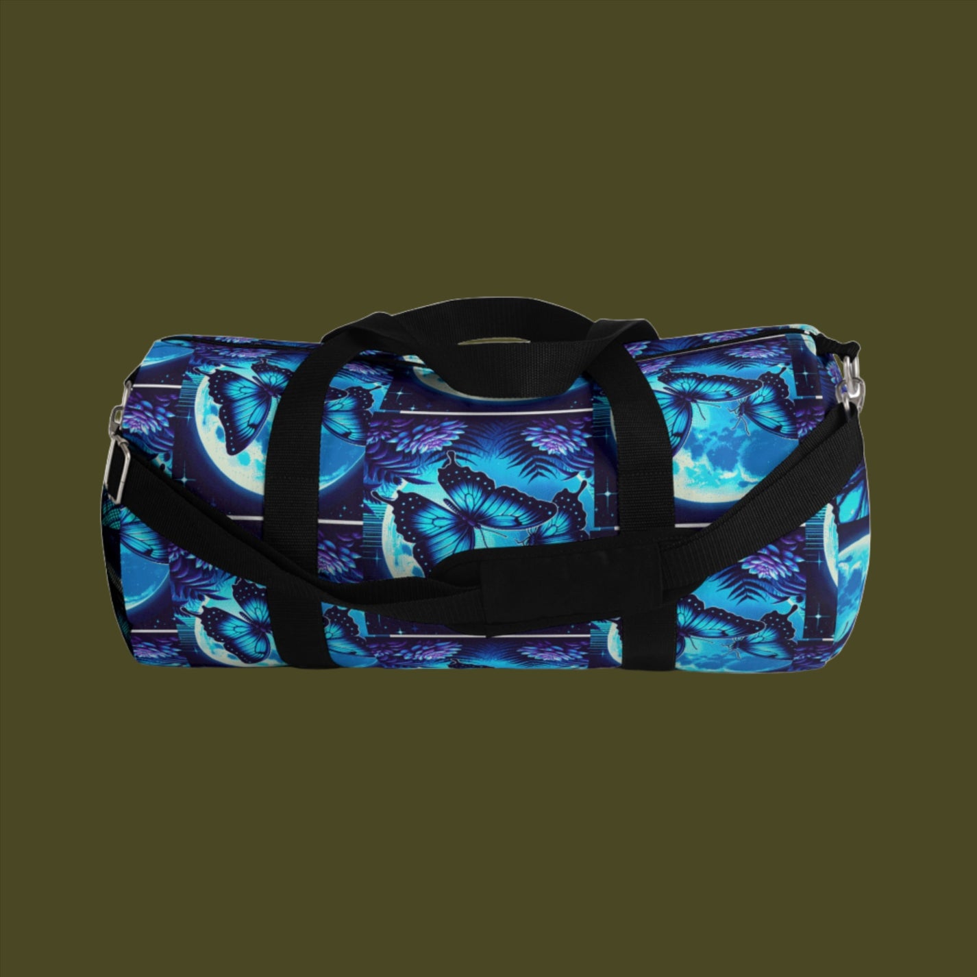 Blue Butterfly Duffel Bag – SplashyTees